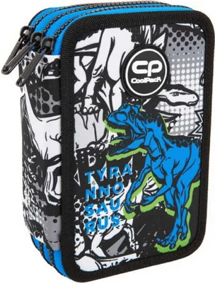 Zdjęcie produktu dla Piórnik potrójny z wyposażeniem Jumper 3 T-Rex Patio Coolpack
