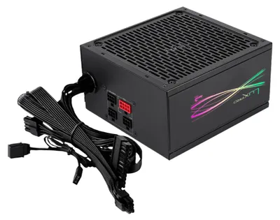 Produktbild von Aerocool LUXPRORGB550M 550W Netzteil Semi-Modular RGB 80Plus Bronze Schwarz