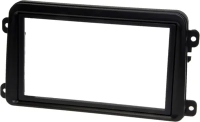 Produktbild von KFZ Auto Doppel 2DIN Radio Blende Einbau Rahmen Schacht Set passend für VW Seat Skoda