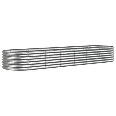 Immagine prodotto di vidaXL Letto rialzato in acciaio verniciato a polvere 296x80x36 cm Argento
