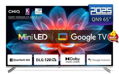 Produktbild von CHiQ M65QN9V, 165,1 cm (65"), 3840 x 2160 Pixel, QLED, Smart-TV, WLAN, Grau