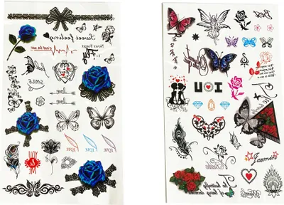 Produktbild von Tattoo-Aufkleber Mädchen 25 cm