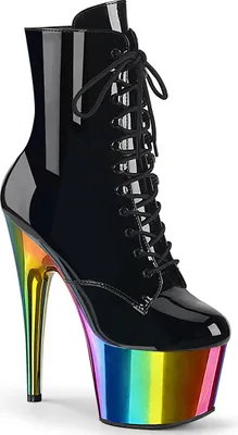 Produktbild von ADORE-1020RC Damen Booties von Pleaser, Schwarz EU 35, US 5