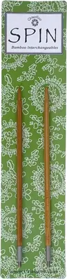 Produktbild von auswechselbare Nadelspitzen SPIN Bamboo Patina 4,00 mm 10 cm 2 St