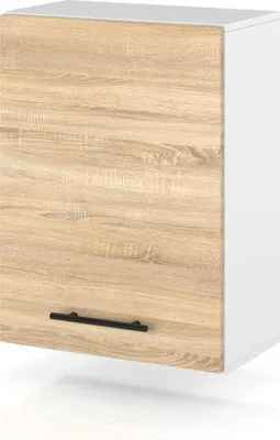 Zdjęcie produktu dla Szafka Kuchenna Wisząca Modułowa Drewniana Uchwyty 50Cm Spremium Dąb Sonoma