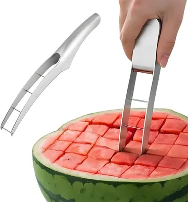 Produktbild von Wassermelonen Schneider Edelstahl Melonen Messer Obstschneider