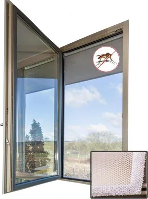 Immagine prodotto di FREILUFTRAUM zanzariera per finestre - 150 x 200 cm bianco - protezione contro le zanzare - senza zanzariera da trapano