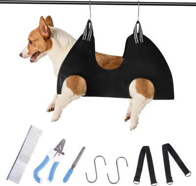 Produktbild von Hängemattengeschirr für die Fellpflege von Haustieren, Hundehängematte