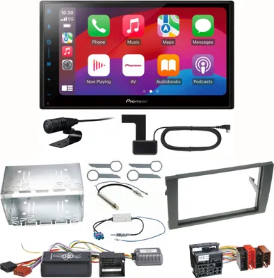 Produktbild von Pioneer SPH-DA77DAB CarPlay Android Auto Einbauset für Seat Exeo Audi A4 B6 B7