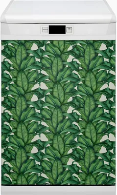 Produktbild von Dekorative Magnetmatte Küche Geschirrspüle 45x80 cm  Magnet für Spülmaschine  - Verlässt botanisch
