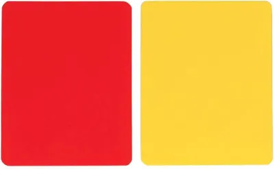 Produktbild von Paar Schiedsrichterkarten - Gelb und Rot