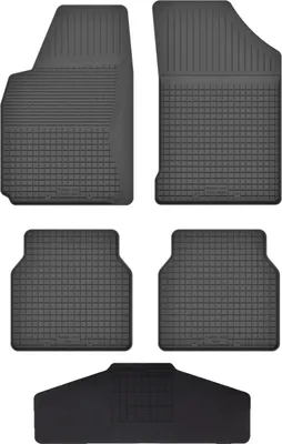 Produktbild von Gummi Fußmatten Set Für: Saab 9000 (1984-1991) Gummimatten Schwarz