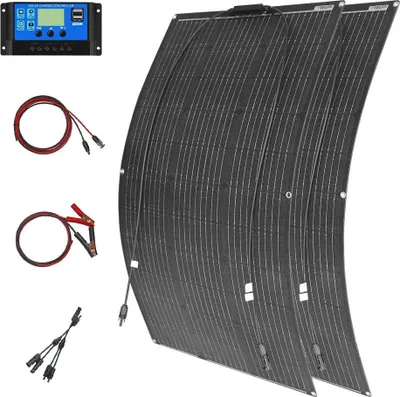 Produktbild von Solarpanel, flexibel und wasserdicht, hohe Effizienz, Solar-Kit 200W
