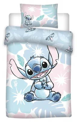 Zdjęcie produktu dla Disney Lilo and Stitch, The Star Dog Pastelowy komplet pościeli dziecięcej 100×140 cm, 40×60 cm