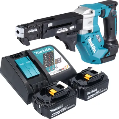 Image de Visseuse sans fil Makita DFR 552 RM 18 V 25 - 55 mm Brushless + 2 batteries 4,0 Ah + chargeur
