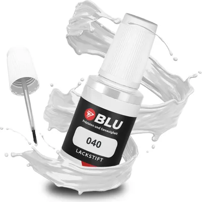 Produktbild von BLU Auto Lackstift Weiss kompatibel für Toyota 040 Super White | Auto Lack Reparatur Ausbesserungslack