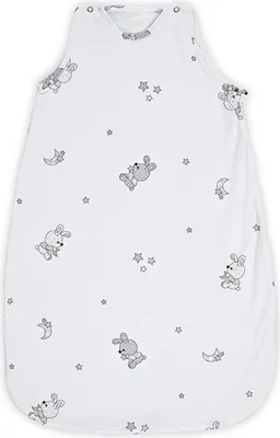 Produktbild von Lorelli Baby Winterschlafsack 85 cm 100% Baumwolle, 2,5 TOG, Mae 80 x 45 x 3 cm grau wei