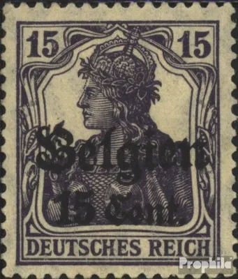 Produktbild von Briefmarken Dt. Landespost in Belgien 1916 Mi 16 mit Falz Germania