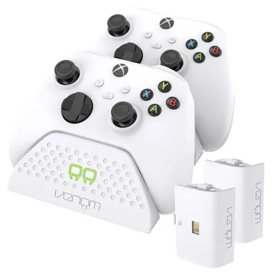 Imagen del producto de Venom VS2871 Venom Twin Docking Station White                         PS5
