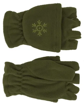 Produktbild von Halbfinger Handschuh mit Klappe aus Fleece für Kinder!