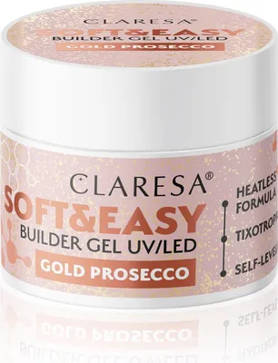 Obrázok produktu pre Claresa Soft&Easy gold prosecco stavebný gél 12g