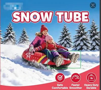Produktbild von Aufblasbarer Schlitten - Rot