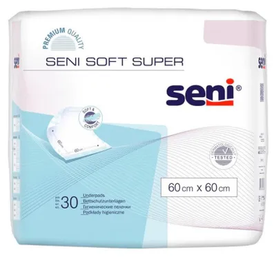Produktbild von 4x Seni Soft Super 60 cm x 60 cm - 30 Stück - 5900516129484 | Packung (30 Stück)