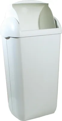 Produktbild von PlastiQline Hygienebehälter - 23 L - Kunststoff - Mülleimer -  weiß
