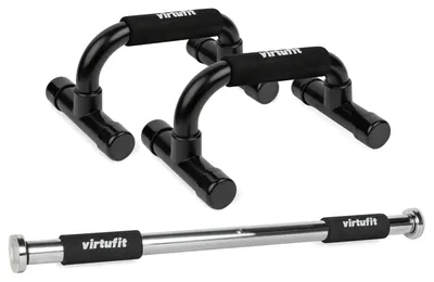 Produktbild von VirtuFit Kombi-Set Klimmzugstange und Liegestützgriffe