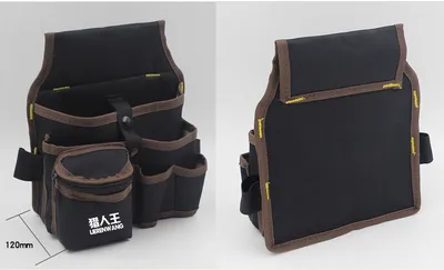 Produktbild von 1 Stück Werkzeuggürtel mit Taschen,Werkzeughalter,aus wasserdichtem Oxford-Tuch,mit verstellbaren Riemen,für Elektriker,Schreiner,Bauarbeiter