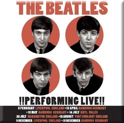 Produktbild von The Beatles Performing Live Magnet