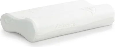 Produktbild von ELONEO Nackenstützkissen 4-fache Höhenanpassung, Liegekomfort auf Gelschaum- oder thermoelastischer Viskoschaum-Seite,Nackenkissen mit Memory Foam, inkl. Aloe Vera Bezug 60 x 35 cm