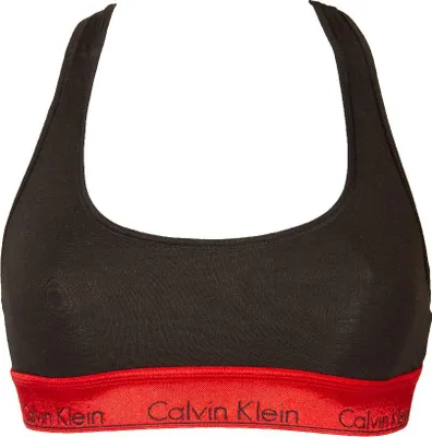 Obrázek produktu pro CK CALVIN KLEIN Dámská podprsenka, braletka s elastickým logem, číslo výrobku QF6127O, XL, bavlna 53 %, modal 35 %, Elastan 12 %