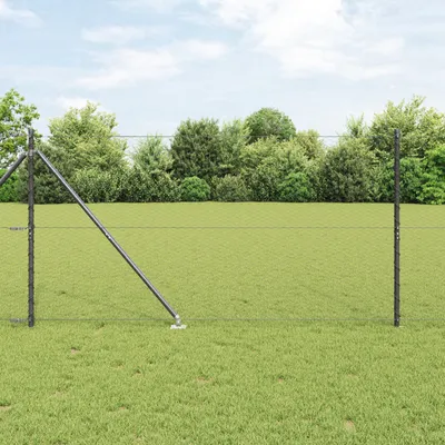Produktbild von Desgin Sechseckzaun Grau 1,4 x 10 m Stahl - Zaunzubehör 3353208