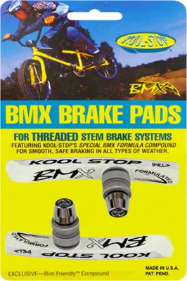 Produktbild von Kool-Stop Bremsschuhe T6 BMX V-Brake, L=78,5mm asymm., für Aluminiumfelgen, weiß