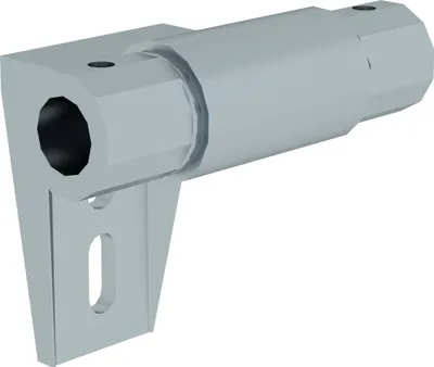 Produktbild von Halter für Regalleiter-Schienenanlage Zwischenhalter mit Bohrungen