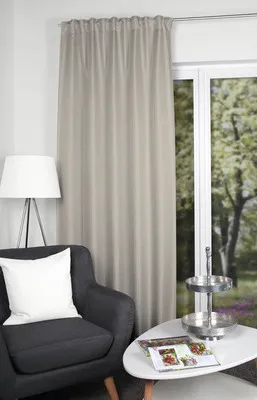 Produktbild von Verdunklungsvorhang Linora mit Universalband beige 135 x 245 cm