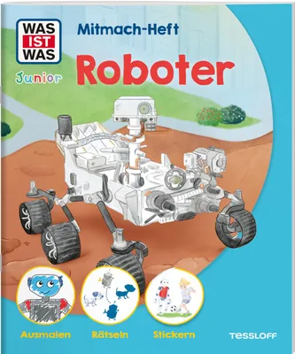 Immagine prodotto di WAS IST WAS Junior Mitmach-Heft Roboter