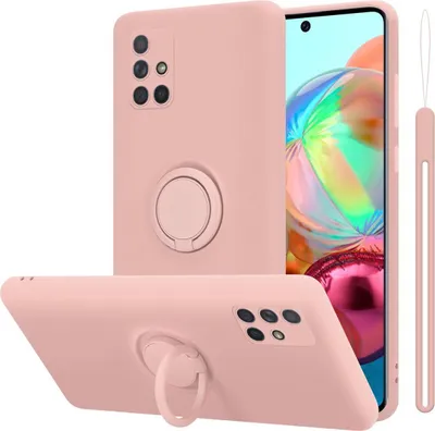 Obrázok produktu pre Cadorabo puzdro pre Samsung Galaxy A51 4G / M40s ochranné puzdro v ružovej farbe puzdro na mobilný telefón TPU Etui Case Cover