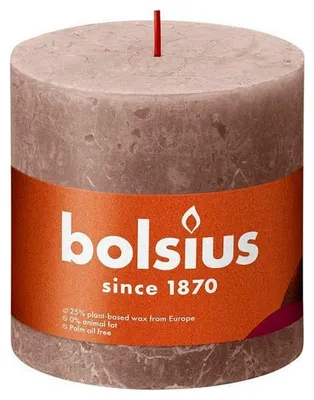 Produktbild von Bolsius rustiek stopkaars, misty roze 80X68MM