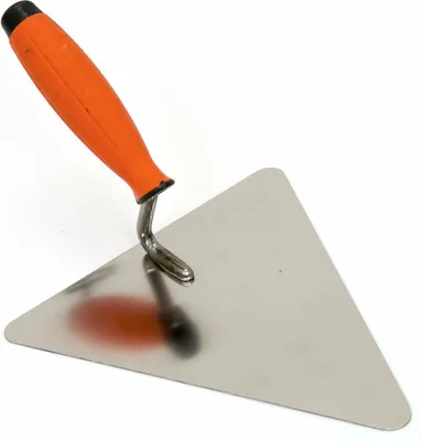 Obrázek produktu pro Trojúhelníková zednická lžíce 200 mm z nerezové oceli