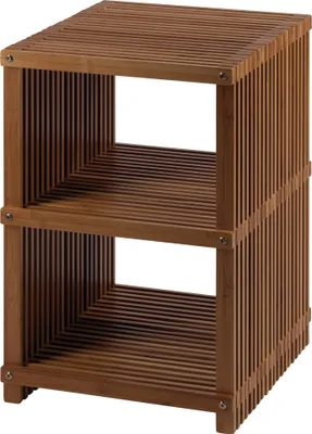 Produktbild von Nicol Bad Regal Standregal Holzregal Haushaltsregal faltbar aus Bambus Finn