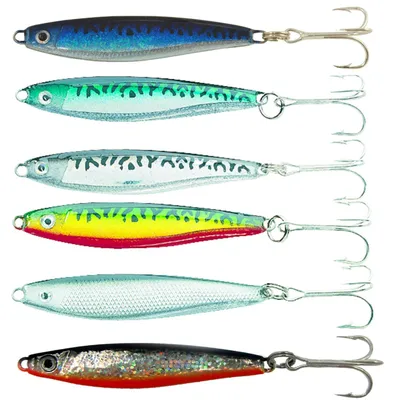Produktbild von Solvkroken Jensen Pirken - Pilker, Gewicht / Länge / Hakengröße:16g / 6.2cm / Gr. 4, Farbe:B/M