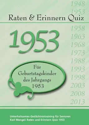 Obrázok produktu pre Raten & Erinnern Quiz 1953