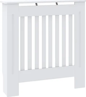 Obrázok produktu pre vidaXL Obklad radiátora z drevotriesky, biely, 78 cm