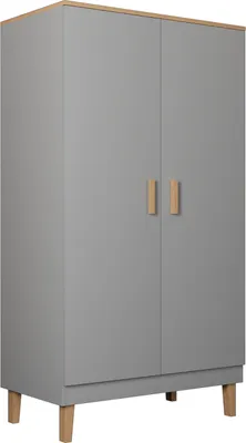 Zdjęcie produktu dla Szafa DENVER szara/hikora