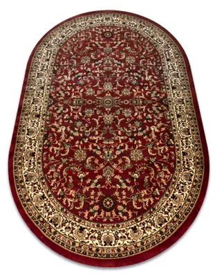 Zdjęcie produktu dla Dywan ROYAL ADR owal wzór 1745 bordo czerwony 200x290 cm