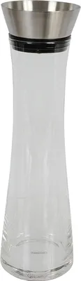 Produktbild von Glaskaraffe - Wasserkaraffe Saftkaraffe - 1 Liter - Borosilikatglas