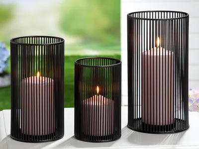 Produktbild von Gilde Metall Windlicht "Postrado" 67992