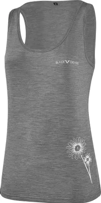 Produktbild von BLACK CREVICE - Damen Merino Trägershirt | Farbe: Grau | Größe: 38